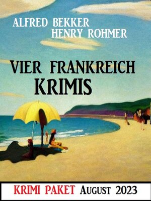 cover image of Vier Frankreich Krimis August 2023